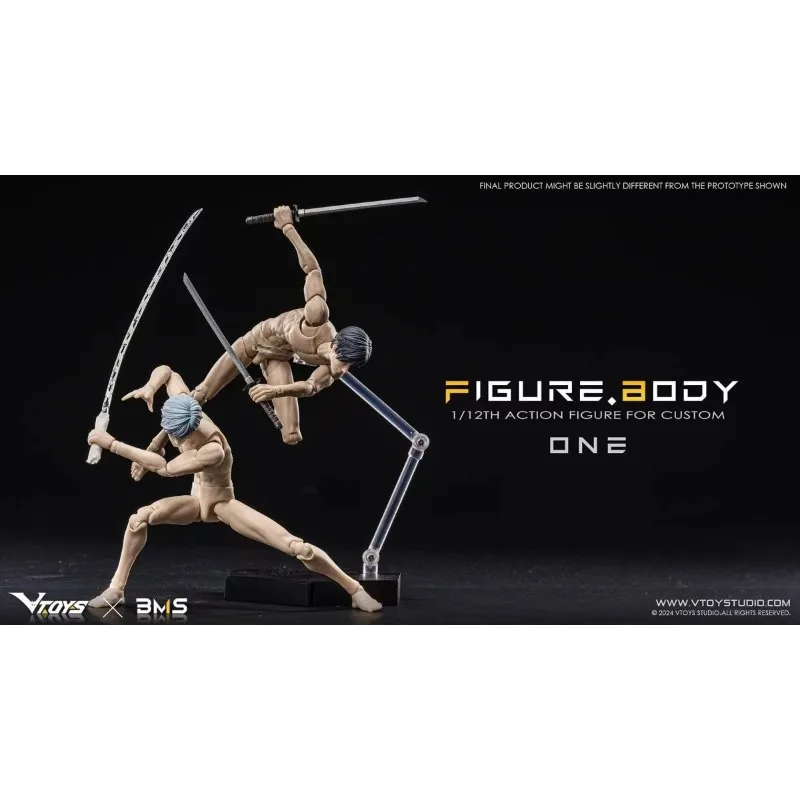 VTOYS Oryginalna mobilna lalka z serii 1/12 No.1 Voxel Voxel ONE VB002 Ruchoma lalka 16,5 cm Ruchomy gotowy produkt Model Zbierz prezent