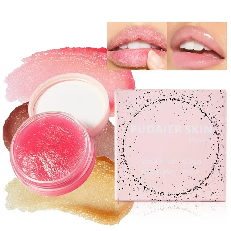 Sugar Lip Scrub Double Effect Lipstick To Repair Dead Skin Exfoliating Moisturizing Repair Fine Lines Lipgloss Lips Care Makeup