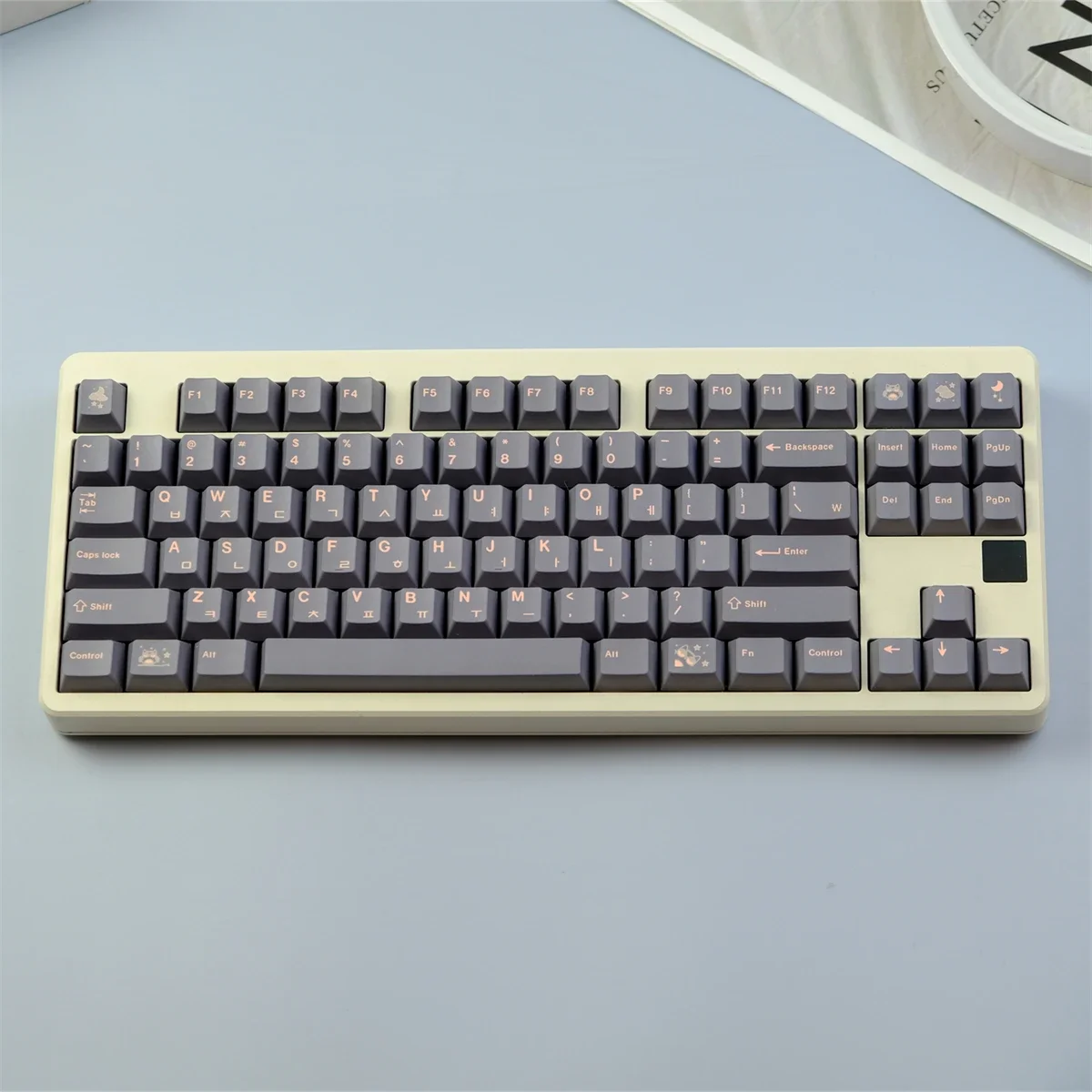 Owl, Korean keycap PBT original height, thermal sublimation, suitable for mechanical keyboard, customized