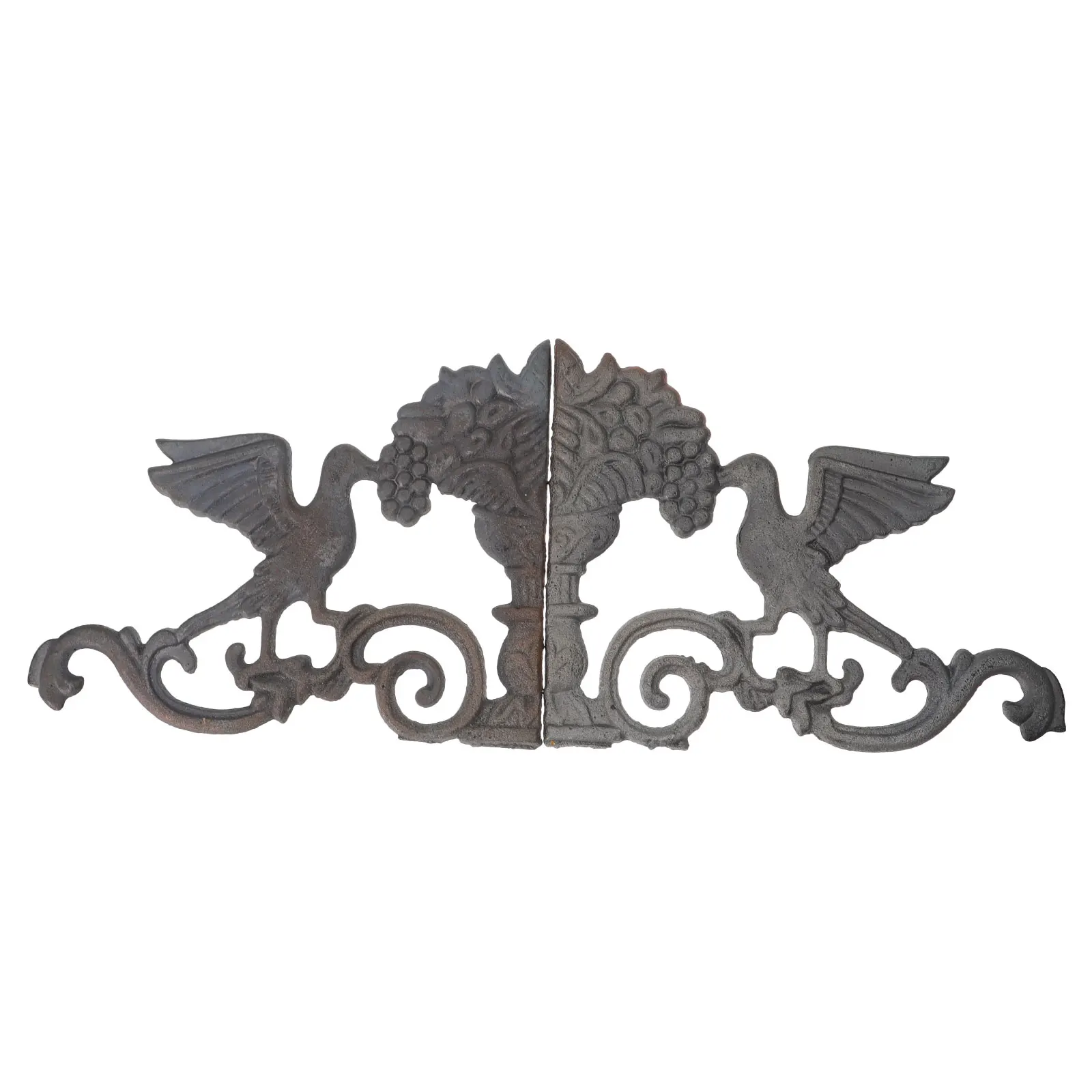 

Cast Iron Decoration Sculpture Garden Home Fence Decoration Fence Adornment Home Decor Ornament Mini Model