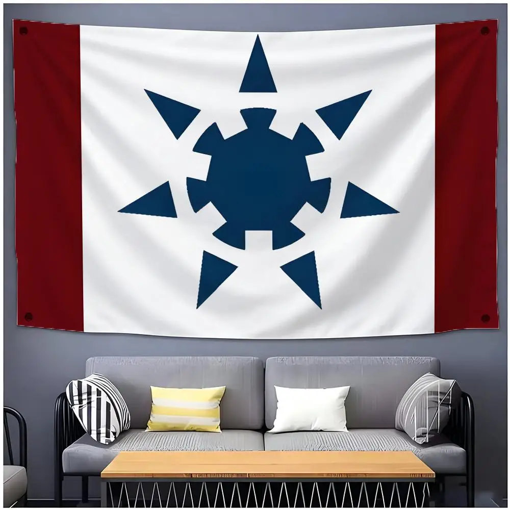 creature Fantasy Hydrus Flags Daily Four Ring Borderless Design Indoor Outdoor Decor Easy to Hang Install