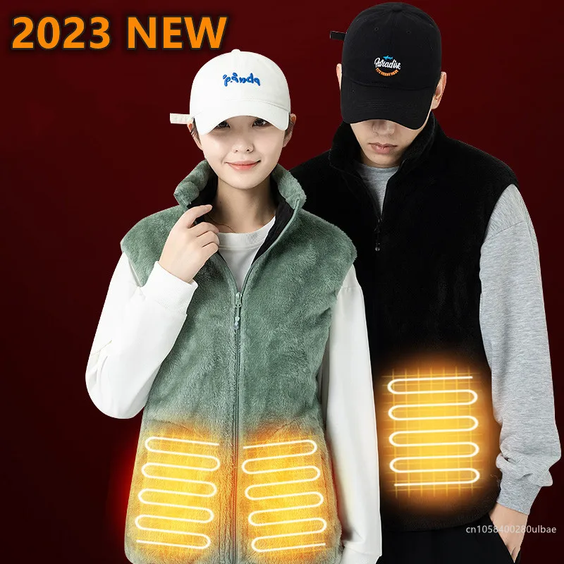 

Heated Fleece Vest Men Women Heated Winter Usb Heating Vest Self Heating Thermal Vest Heating Down Jacket Warmte Fleece Vest