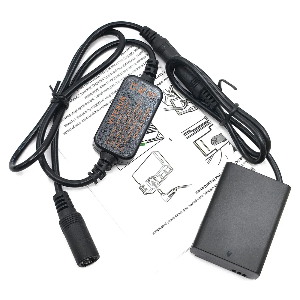 12V-24V Step-Down Power Cable+BP1030 Dummy Battery DC Coupler For Samsung NX200 NX210 NX1000 NX300 NX2000 BP1130 Digital Camera