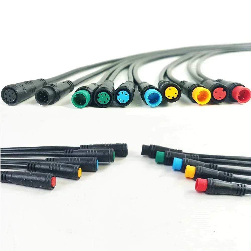 2 3 4 5 6 Pin Cable Julet Basic Waterproof Connector For Ebike Display Optional Female Male Cables Electric Bike Accessories