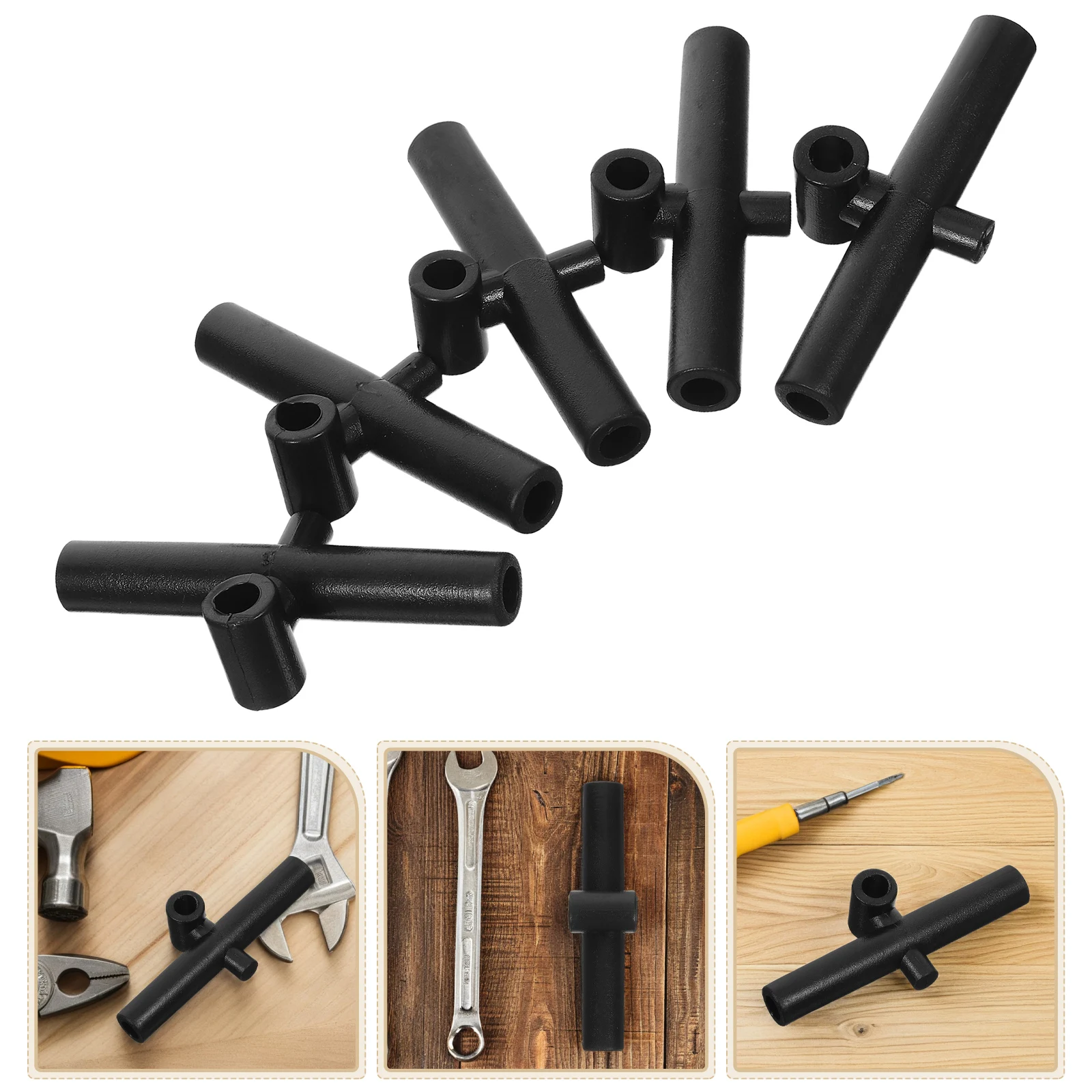 5 stuks plastic connectoren diy frame onderdelen vervanging ondersteuning staven lichtgewicht duurzame ondersteuning connector voor vlieger