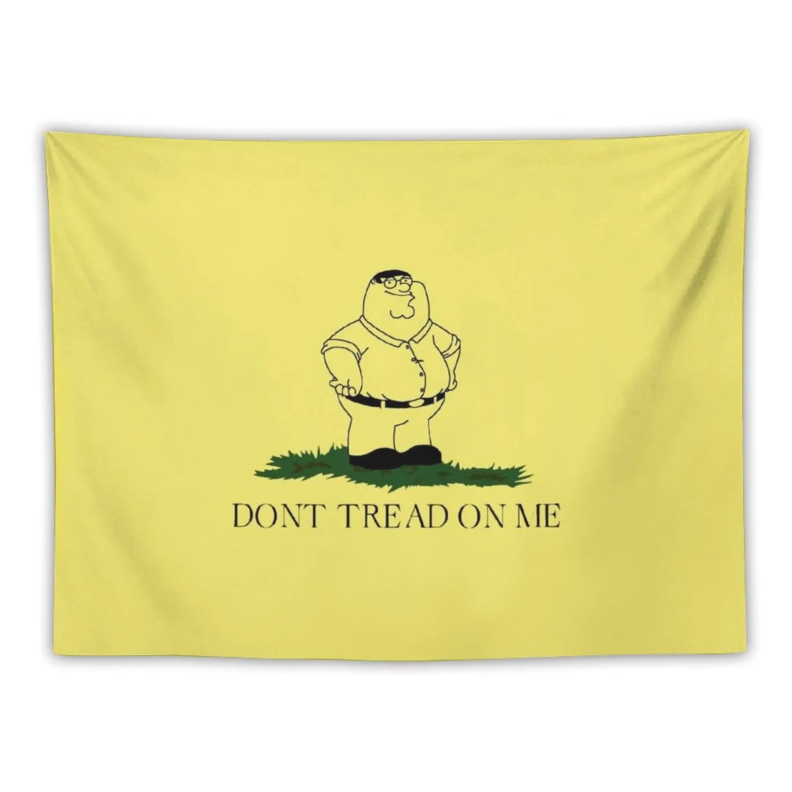 

Don't Tread on Peter Tapestry Funny Cute Room Decor Tapestry