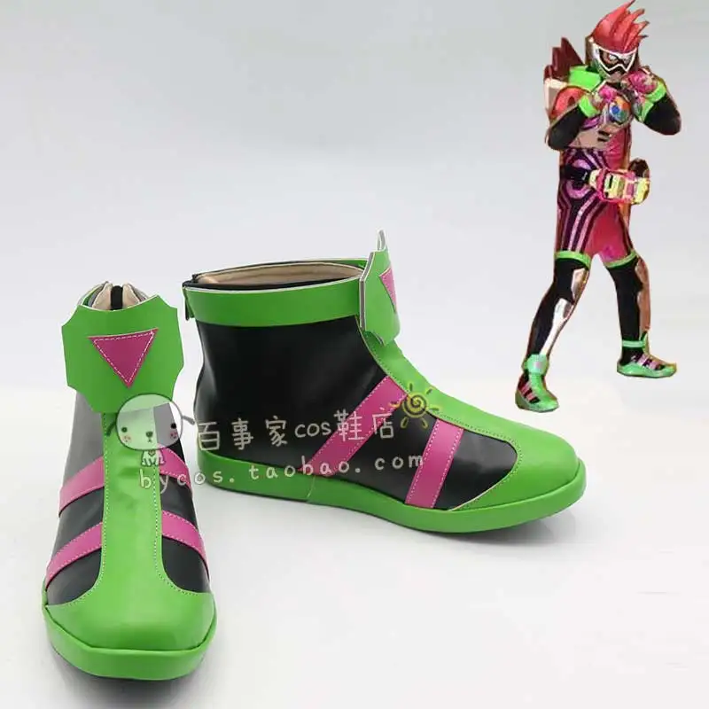 Kamen Rider Exaid Genm Cosplay Shoes Halloween Anime Cosplay Boots