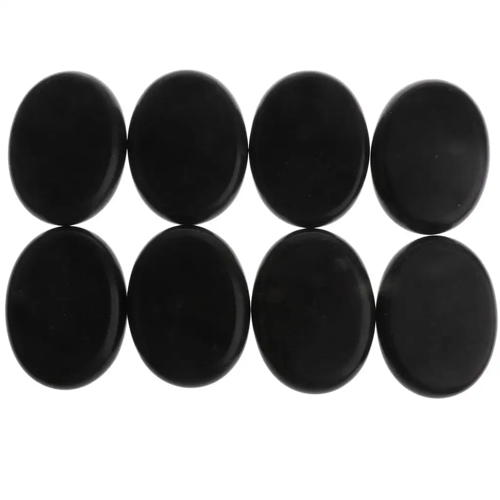Hot Stone Massage Set Body Oil Stone Face Massager Lifting with Stone for Relaxation and Wellness
