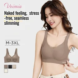 Fashionable Women's Underwire Thin Bra for Preventing Sagging Gathered Folded Design Stylish Underwear Accessory