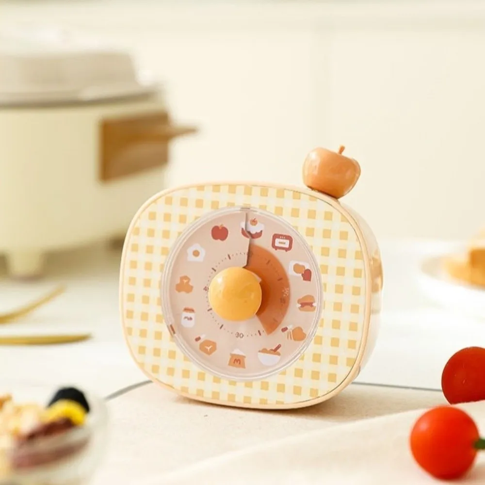 

Magnetic Visual Timer Ultra Silent Visualization Countdown Clock 60-Minute Cartoon Kitchen Mechanical Timer Children Studying