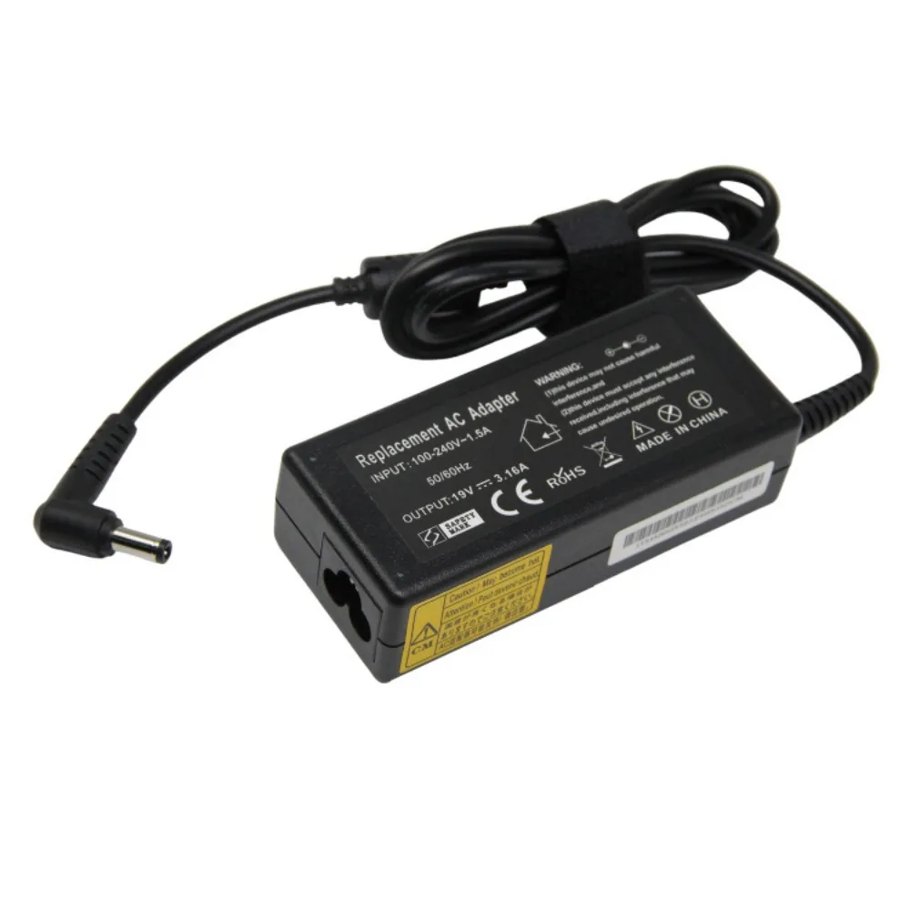 19V3.16A 5.5x2.5mm 65W AC Laptop Charger Power Supply for Acer Aspire  Adapter