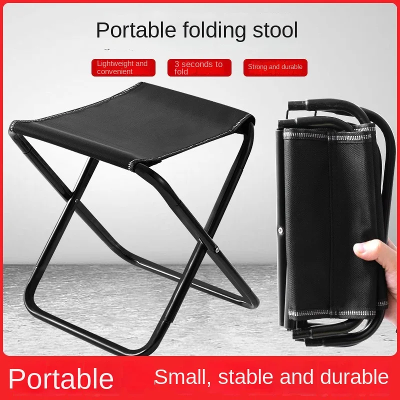 Outdoor Folding Stool Portable Matzan Travel Camping Fishing Folding Small Stool Train Underground Portable Queuing Home