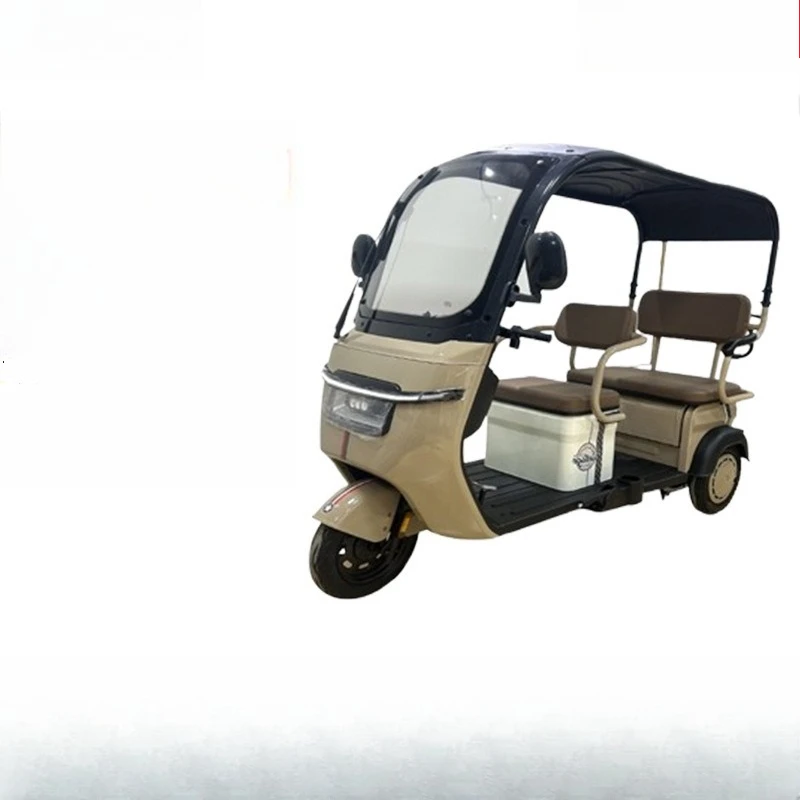 

Tricycle electric household new adult battery car pick-up and drop-off children and the elderly travel passenger and cargo