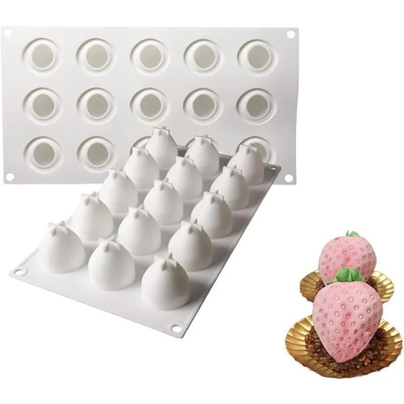 High-Quality Flexible Silicone Baking Molds Set for Creating Delicious Mousse Cakes Fruit Puddings Desserts and Cake Decorating