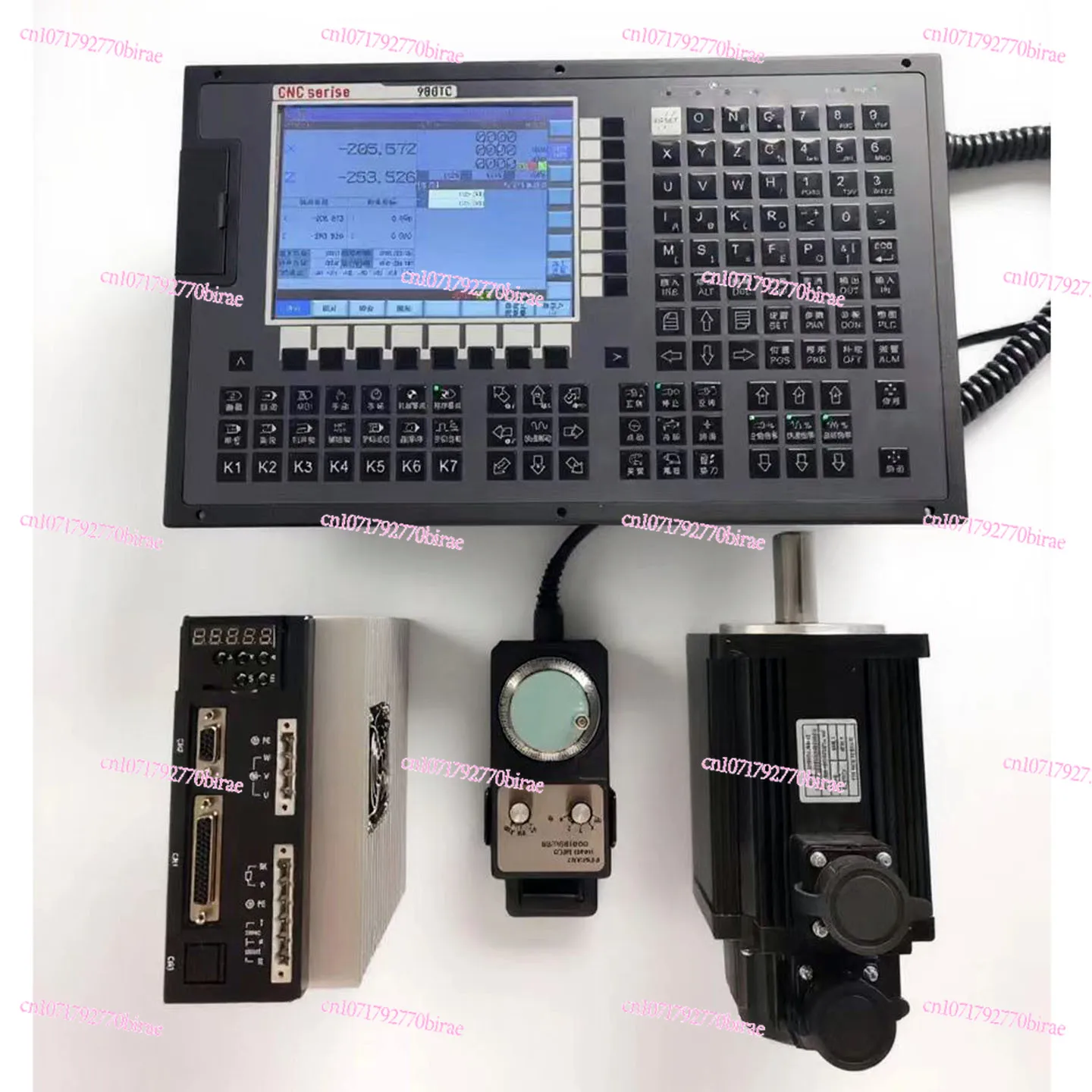 مخرطة CNC نظام التحكم العددي محور مزدوج أربعة محاور 980TC تحكم بالإضافة إلى محرك سيرفو مجموعة مركز التصنيع عدد واسع