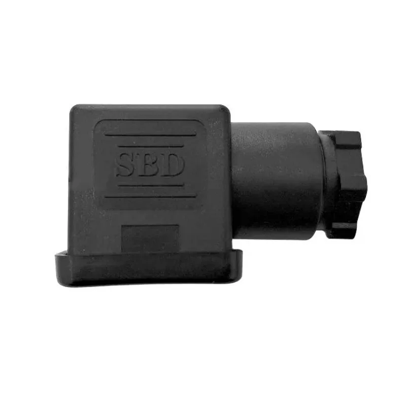 Electromagnetic valve new hydraulic plug-in valve coil plug DIN43650A four-terminal plug-in wiring