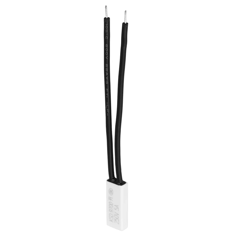 10pcs KSD9700 Normally Open Temperature Control Switch Thermal Protector Plastic Probe50℃