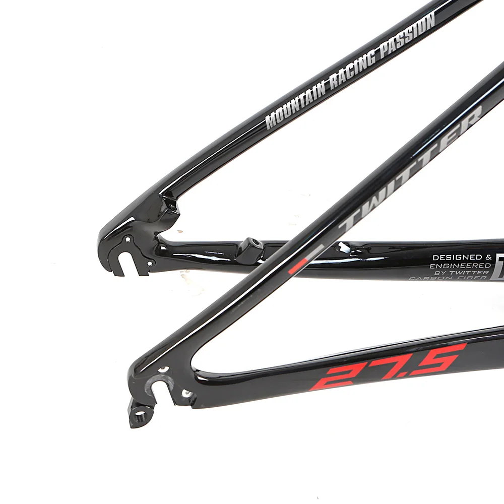 27.5 /29ER Twitter LEOPARDpro Carbon MTB Frame  Quick Release 135mm Carbon Mountain Bike Frame Disc Brake Frameset