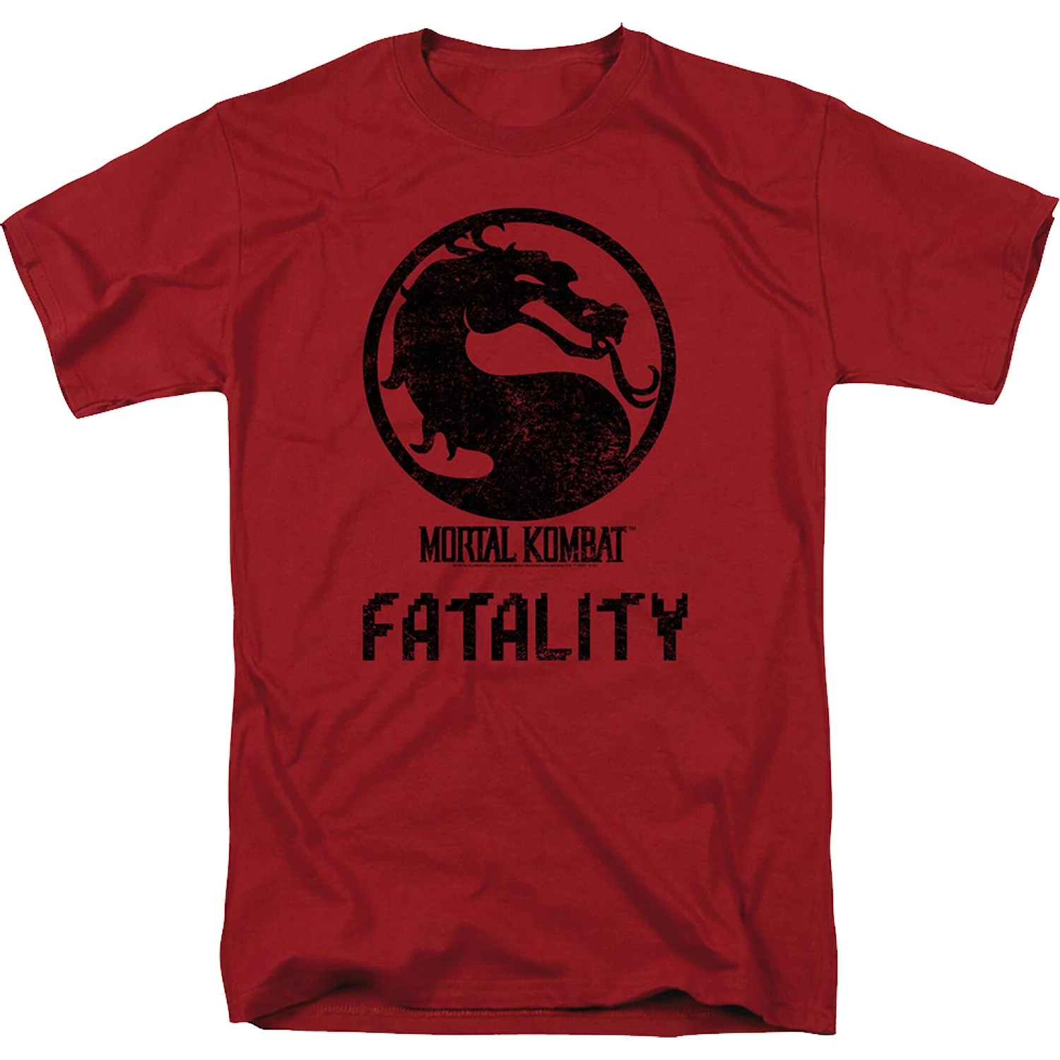 Top 1992 Mortal Kombat - Real Fighting Game Mortal Combat - Combat Battle Game Joint Design Short-Sleeved T-shirt