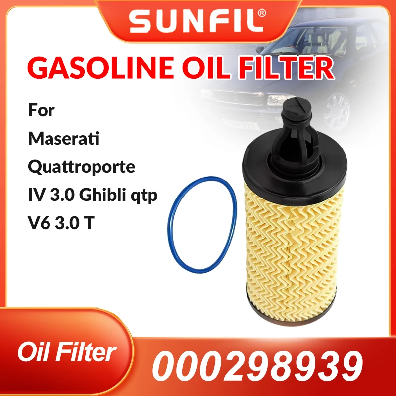 

000298939 Gasoline Oil Filter For Maserati Quattroporte IV 3.0 Ghibli qtp V6 3.0 T