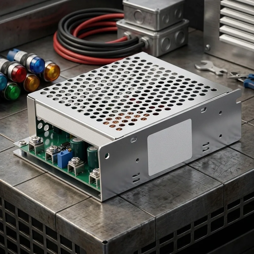 1000W DC-DC Power Converter Module 50A, 25-90V Input 2.5-60V Output, Synchronous Rectification With Cooling Fan