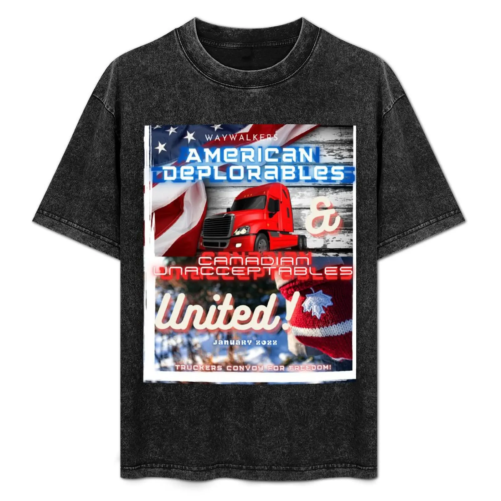 

American Deplorables & Canadian Unacceptables T-Shirt Christmas Theme Tee Top