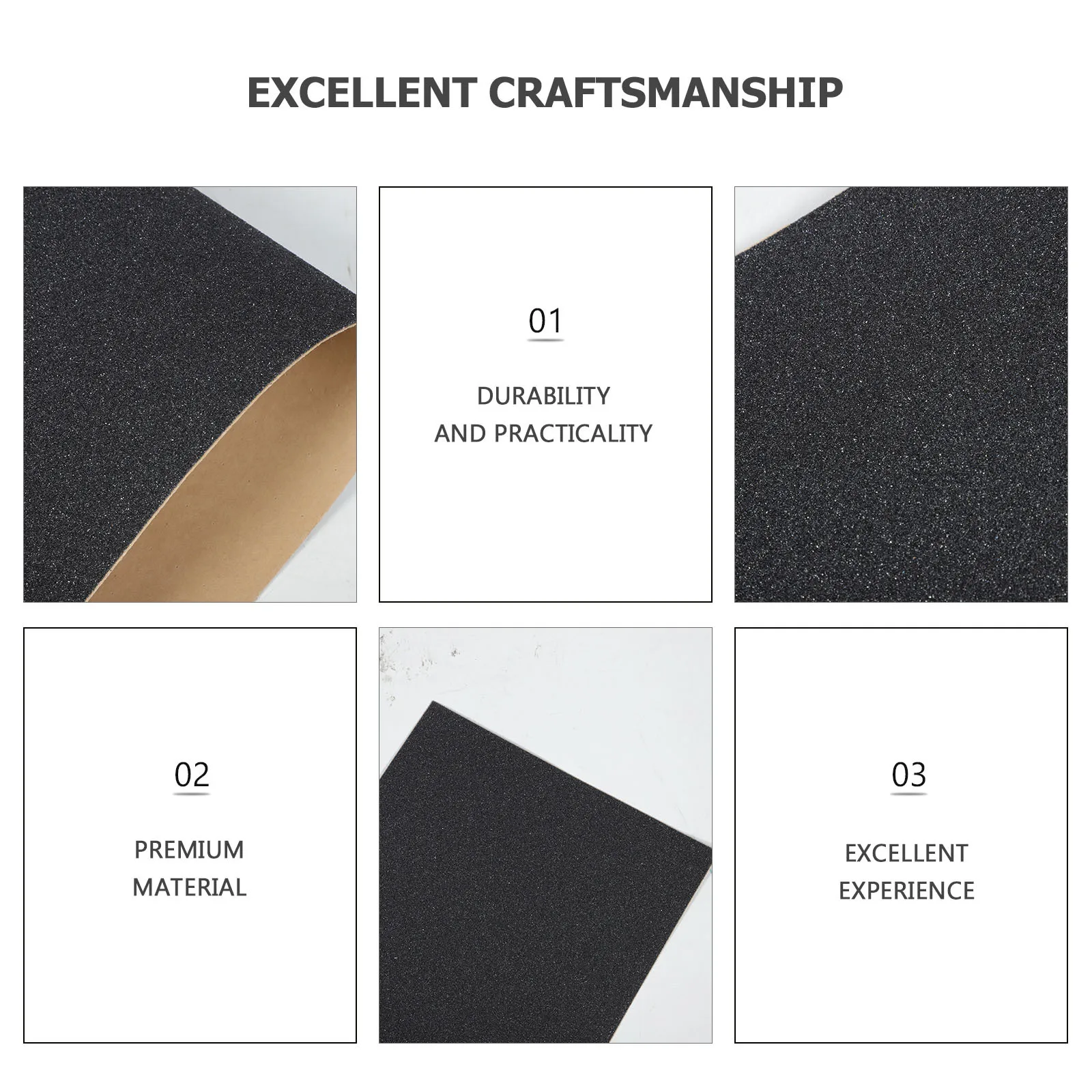 شريط لوح التزلج الاحترافي المقاوم للاهتراء، مضاد للانزلاق للقطع والتطبيق لمعظم الألواح #4