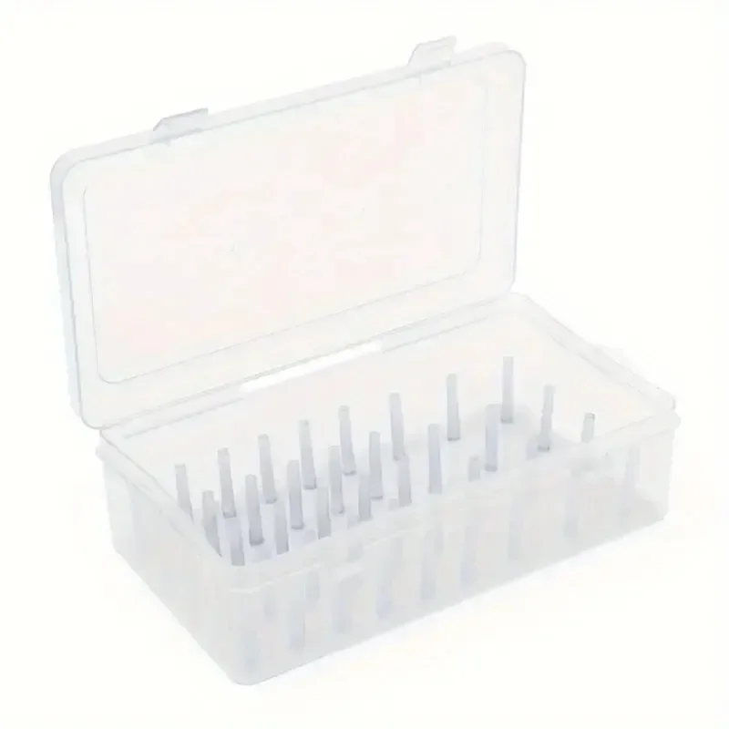 Clear Sewing Box Coil Storage Box Coil Organizer DIY Home Accessories 42 Axis 1Pc image 3
