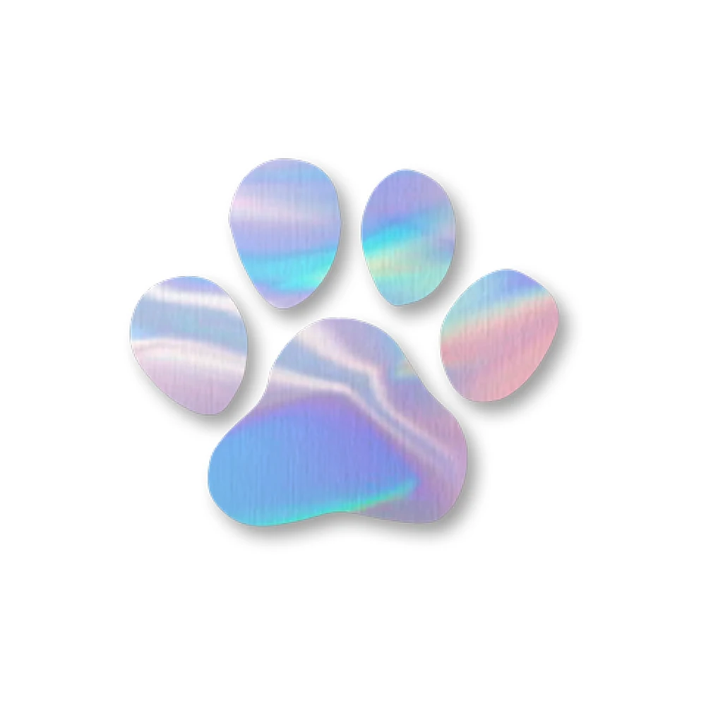 10pcs Footprint Reflective Laser Waterproof Footprint Stickers Cartoon Floor Stickers Distance Cute Party Kindergarten