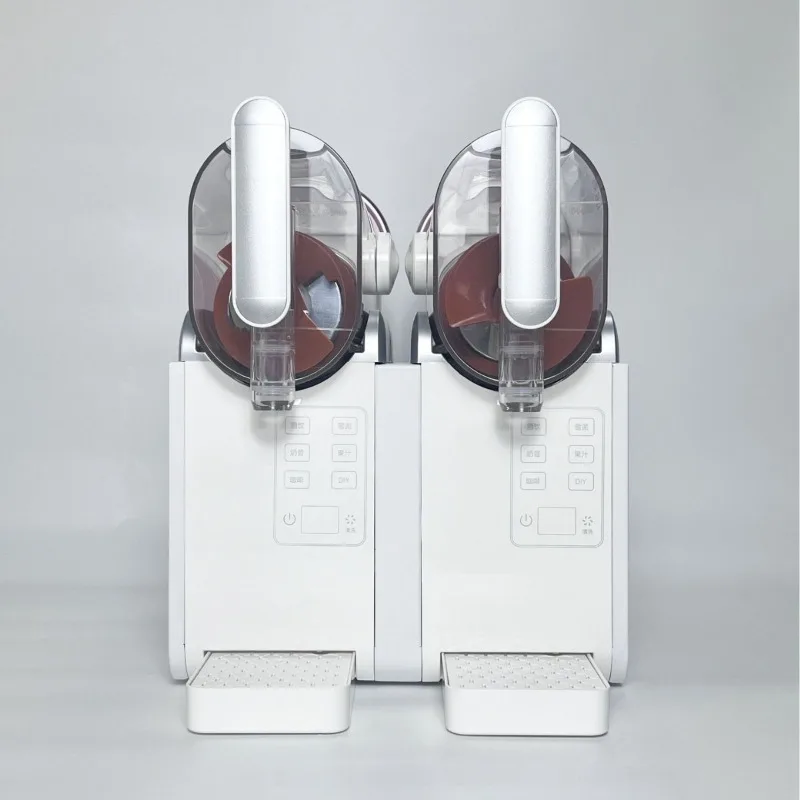 25 Person Party Commercial Snow Melting Machine 2L*2 Small Double Cylinder Household Ice Cream Smoothie Machine