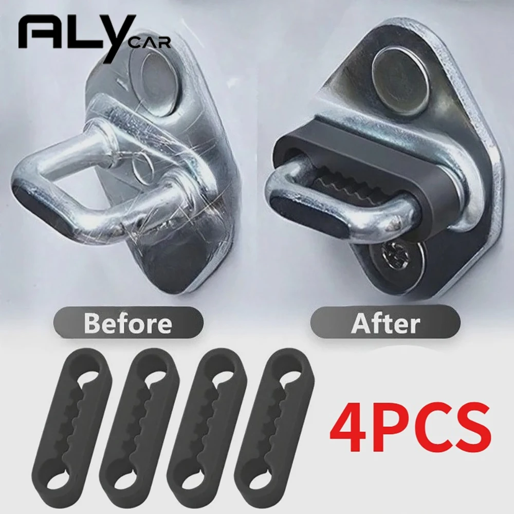 Silicone Car Door Shock Absorber Pad Universal Anti-Vibration Soundproof Damper Cushion Reduce Noise Protect Paint Anti-Scratch