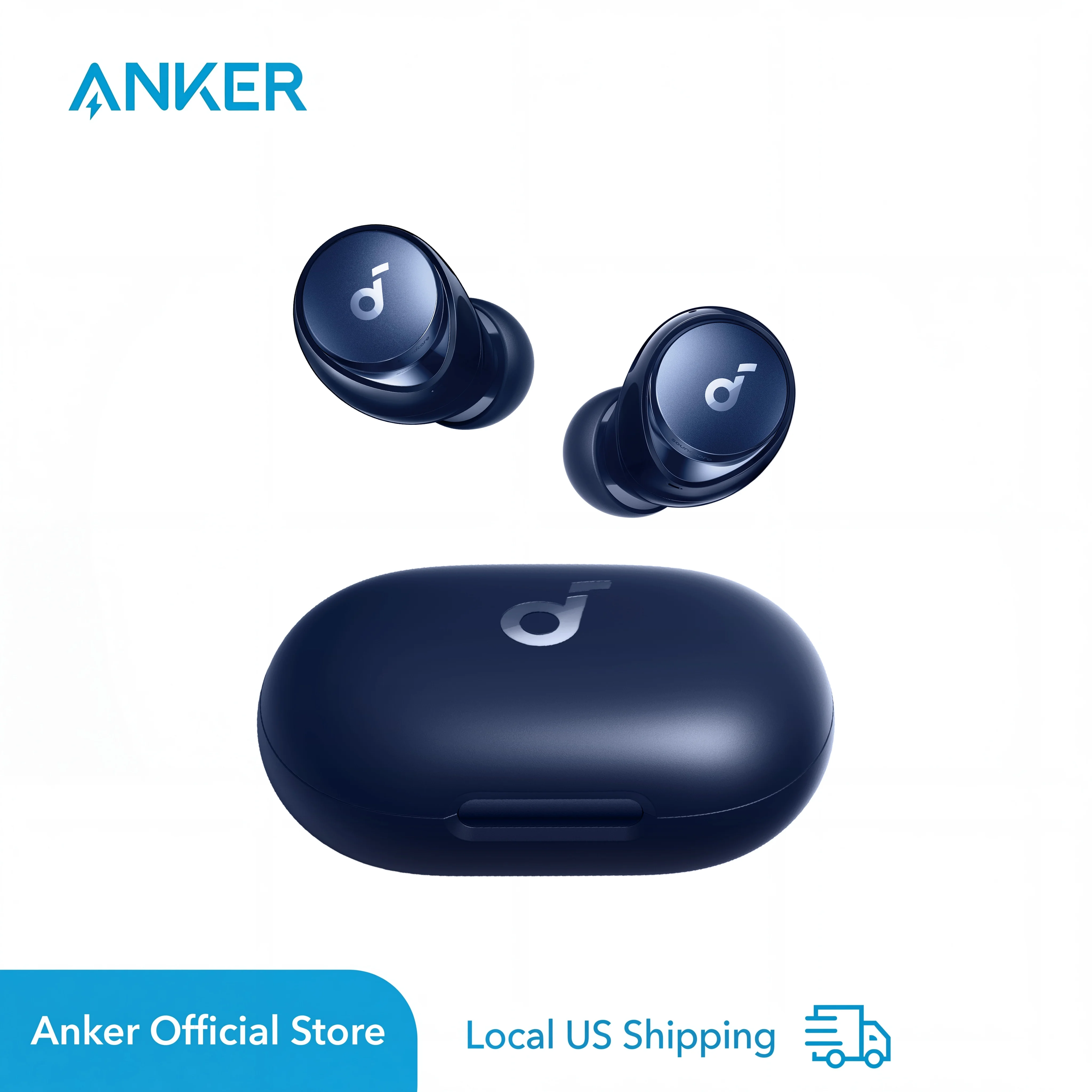 

Беспроводные наушники Soundcore by Anker Space A40 с автоматической регулировкой активного шумоподавления, снижение уровня шума, 50 часов работы (восстановленные)