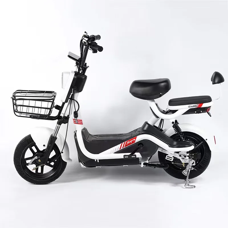 

500W Electric City Bike With Lead-acid Battery 14-250 Tire Vacuum Tire for Adults