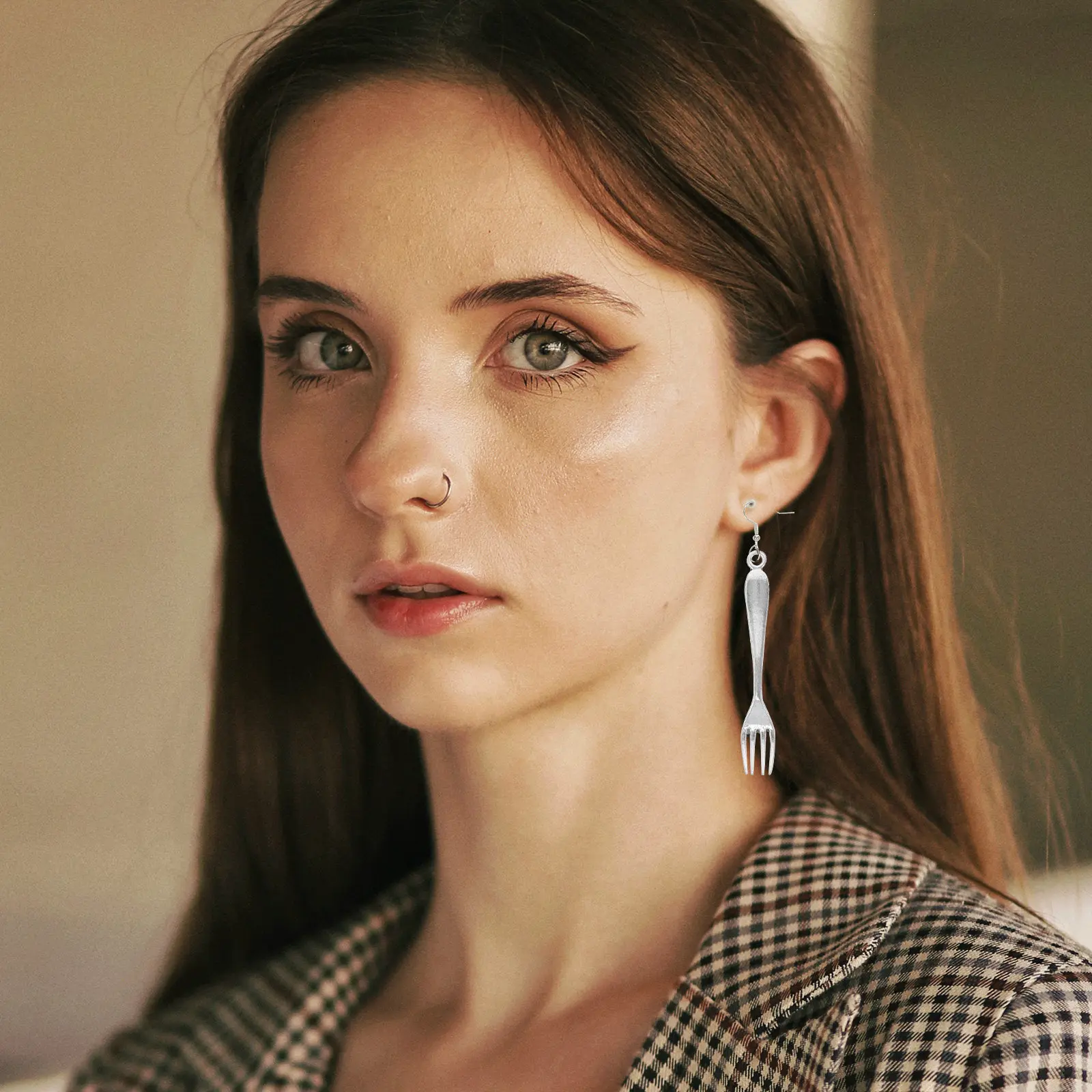 

10 шт. винтажных серебряных подвесок в форме вилки, дизайн столовых приборов, для изготовления ювелирных изделий своими руками: ожерелий, браслетов, серег, брелоков