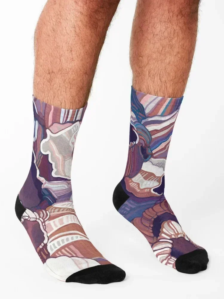 جوارب Barnacles مضادة للانزلاق لكرة القدم مصممة رائعة جوارب رياضية للنساء للرجال جوارب مخصصة للسيدات من الرسوم المتحركة للرجال #3