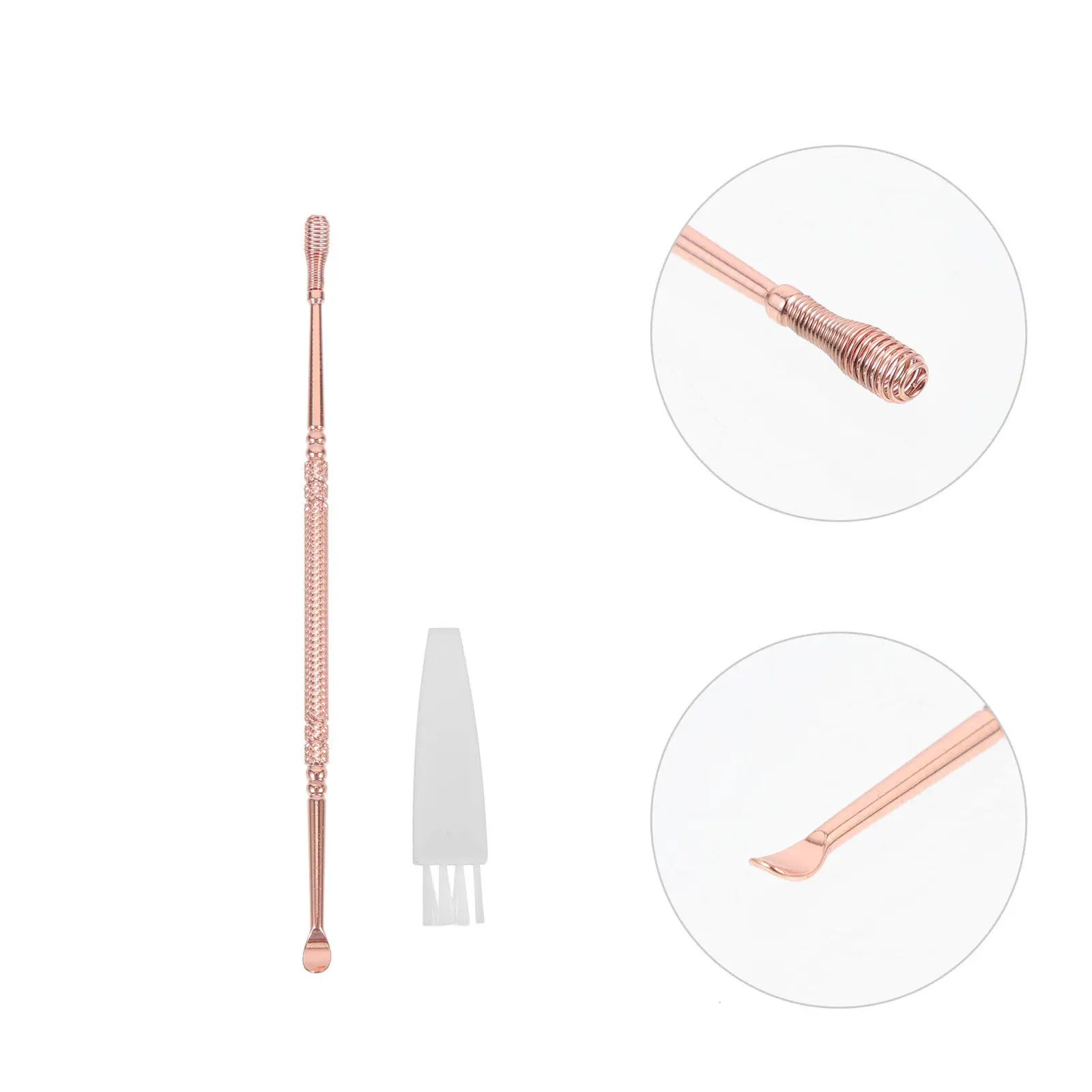Dual Use Stainless Steel Earwax Tool for Home Outdoor Use Safe Comfortable Ear Canal Cleaning Gentle Massage Feature Corrosion