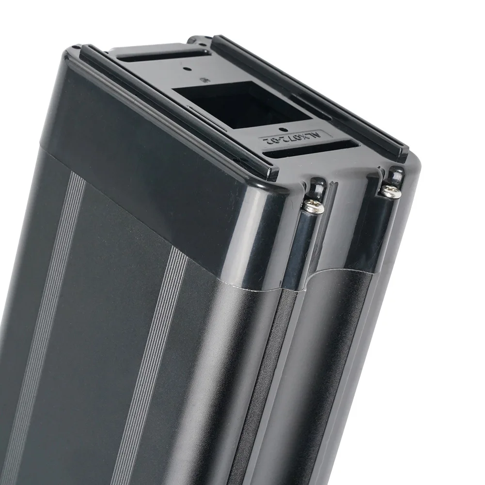 1865 Holder E-Bike Battery Box For Outdoor E-bike Use ABS Material PVC Construction For Electric Bicycle Black