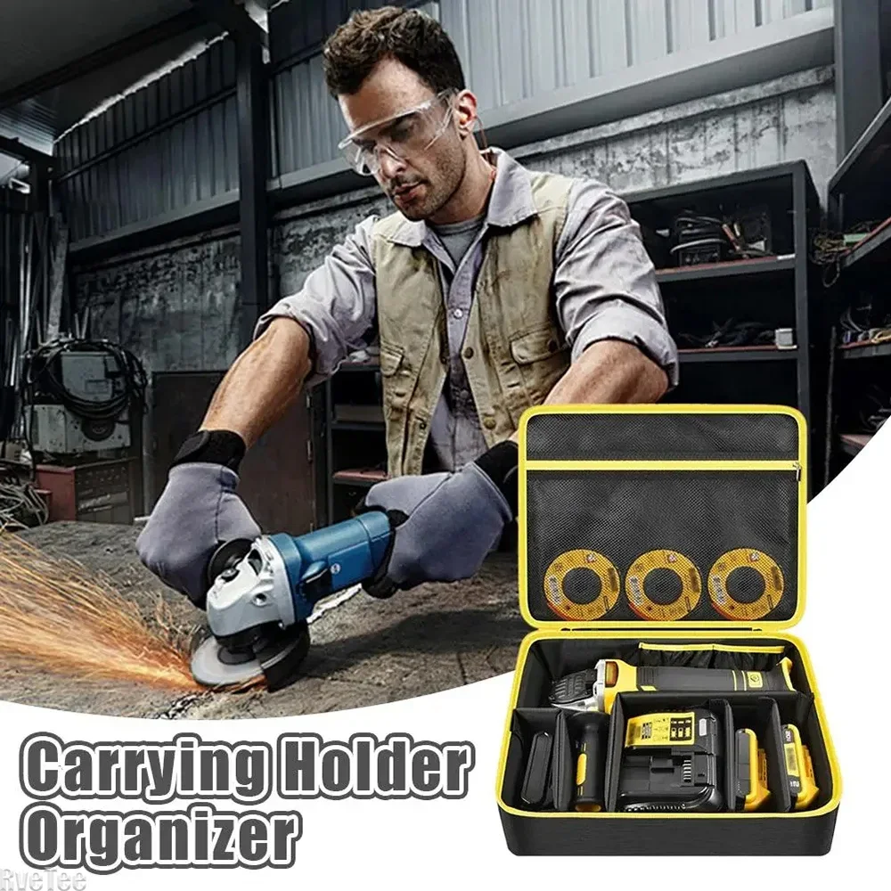 

Сумка/футляр для хранения угловой шлифовальной машины MAX 20 В (DCG413B) — также подходит для бесщеточных моделей FLEXVOLT ADVANTAGE (только коробка)