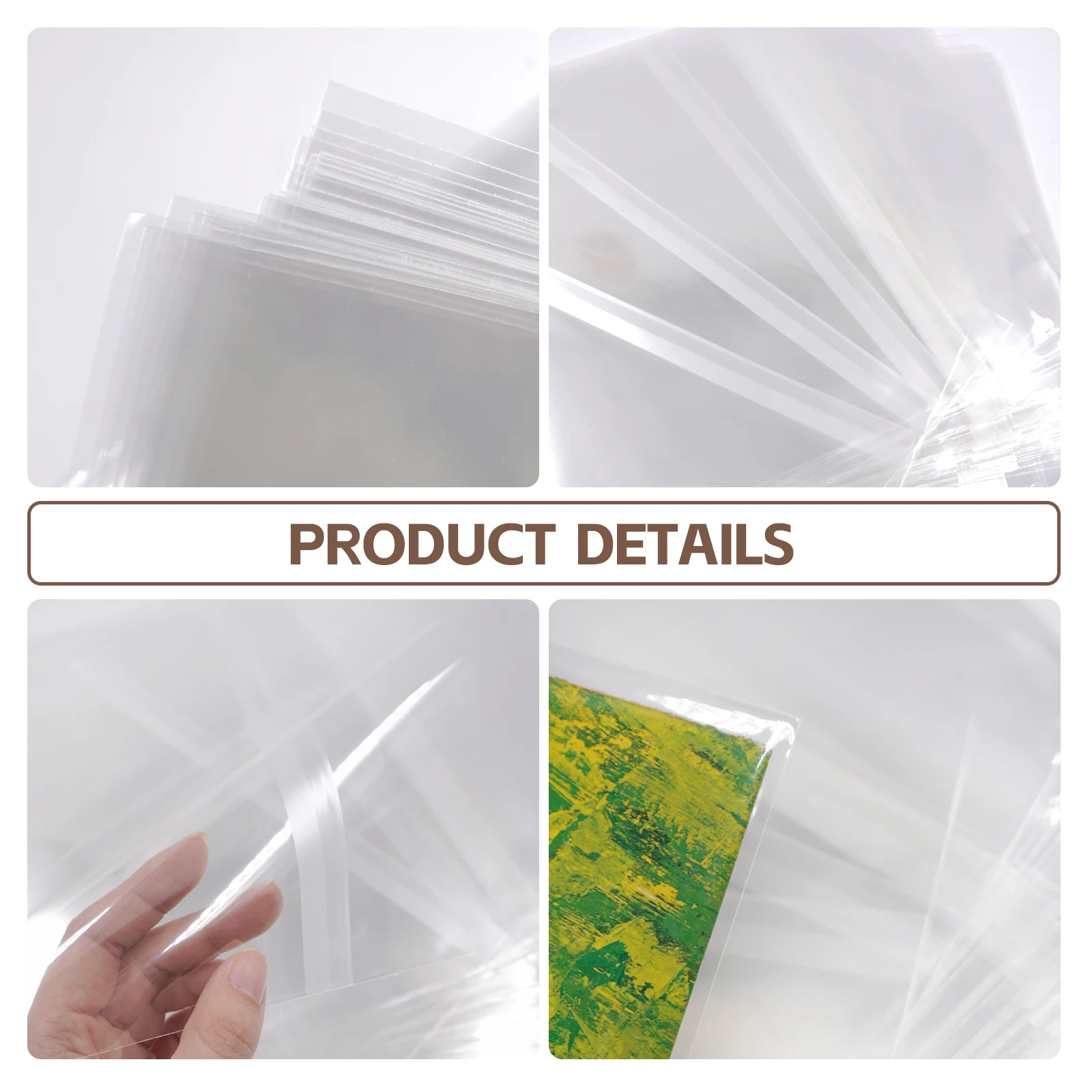 أكمام واقية من تسجيلات الفينيل قابلة لإعادة الاستخدام ، أكياس بلاستيكية ، ذاتية اللصق ، غطاء خارجي شفاف ، 7 ، 10 ، 12 بوصة ، 4 أنماط ، 25