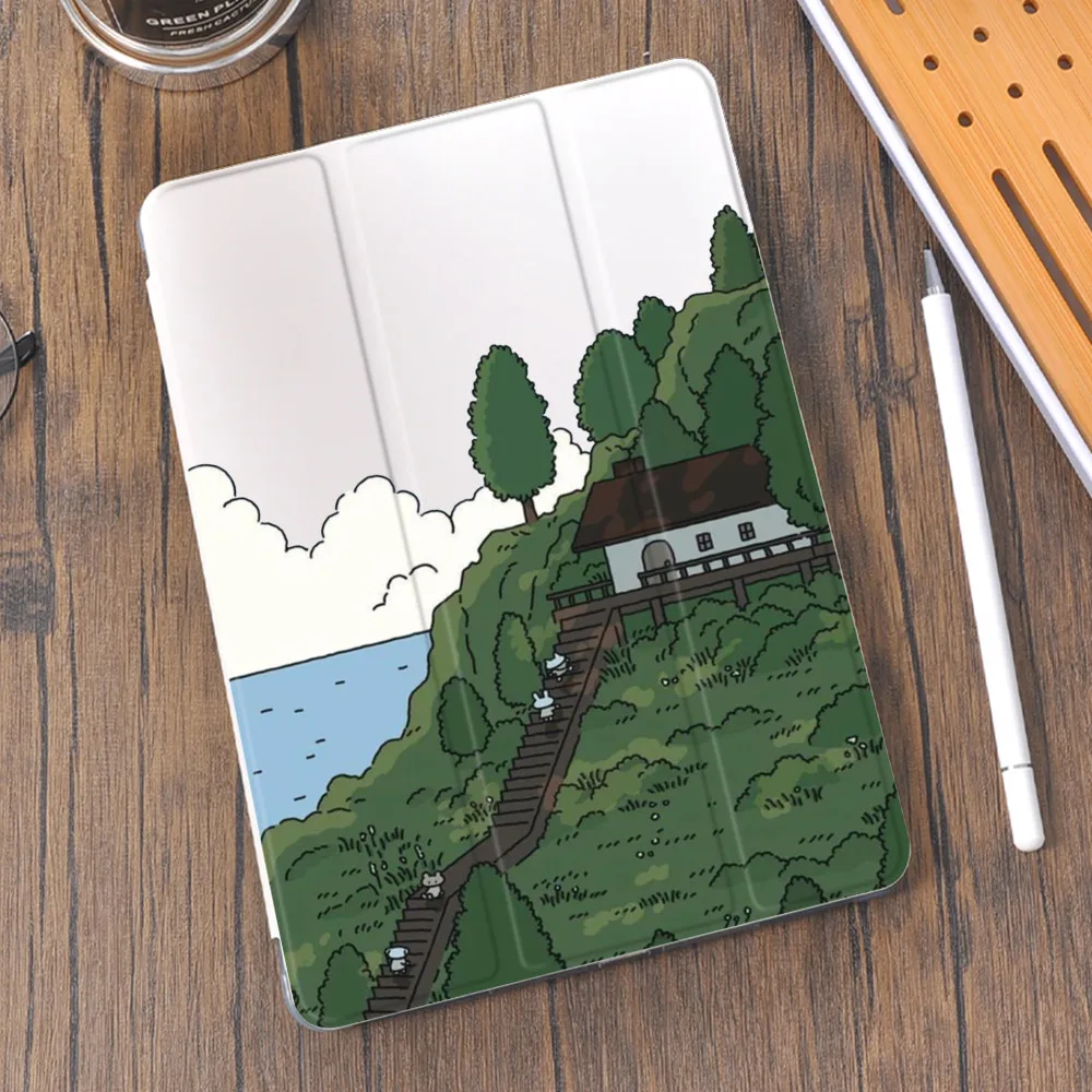 

2022 iPad Air 5 чехол для iPad 9 поколения Pro 11 12,9 2021 Mini 6 10,2 8th 7th 9,7 6th 5th Air 2 3 с держателем для карандаша