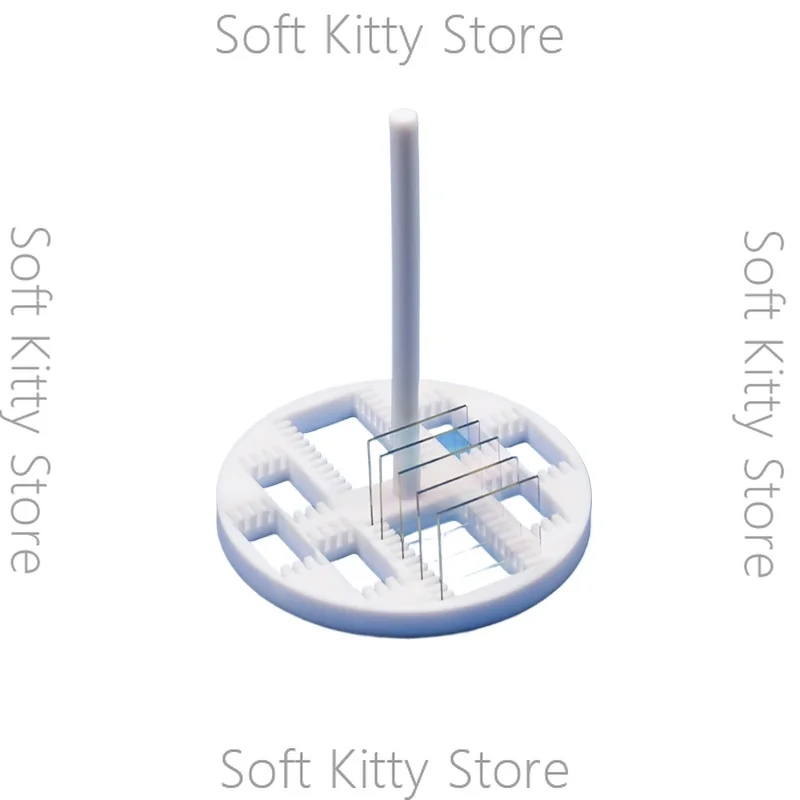 Cleaning Rack PTFE Cleaning Flower Basket/laboratory ITO, FTO Glass, Quartz Glass Slide Cleaning Rack