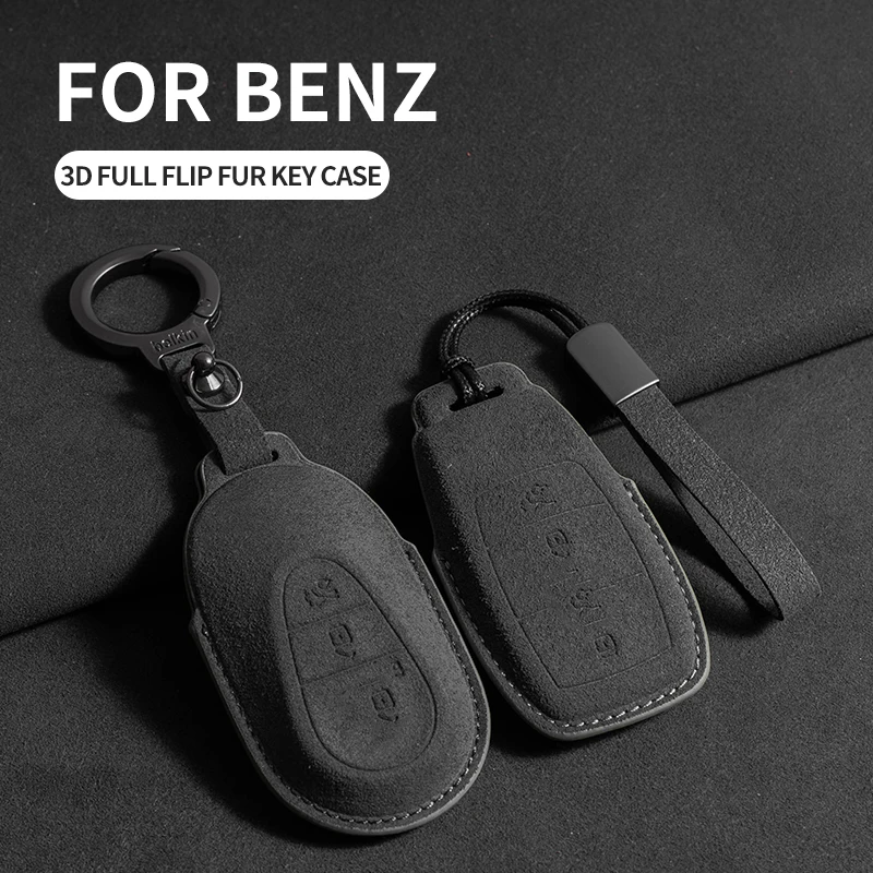 

Car Key Case Cover For Mercedes Benz A B C E S Class W204 W205 W212 W213 W176 GLC CLE CLA GLB GLC GLS AMG W177 W222 Keychain