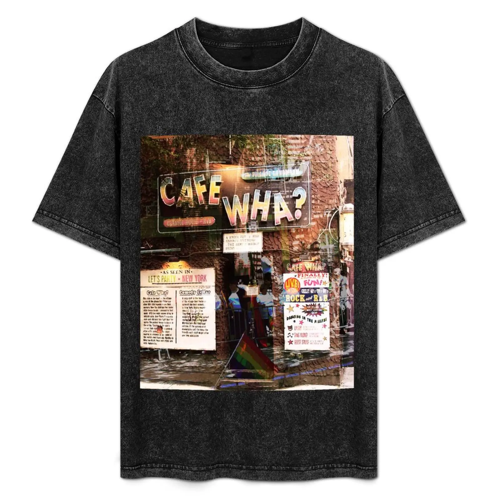 

Cafe Wha, NYC, NY T-Shirt vintage street wear men t shirt