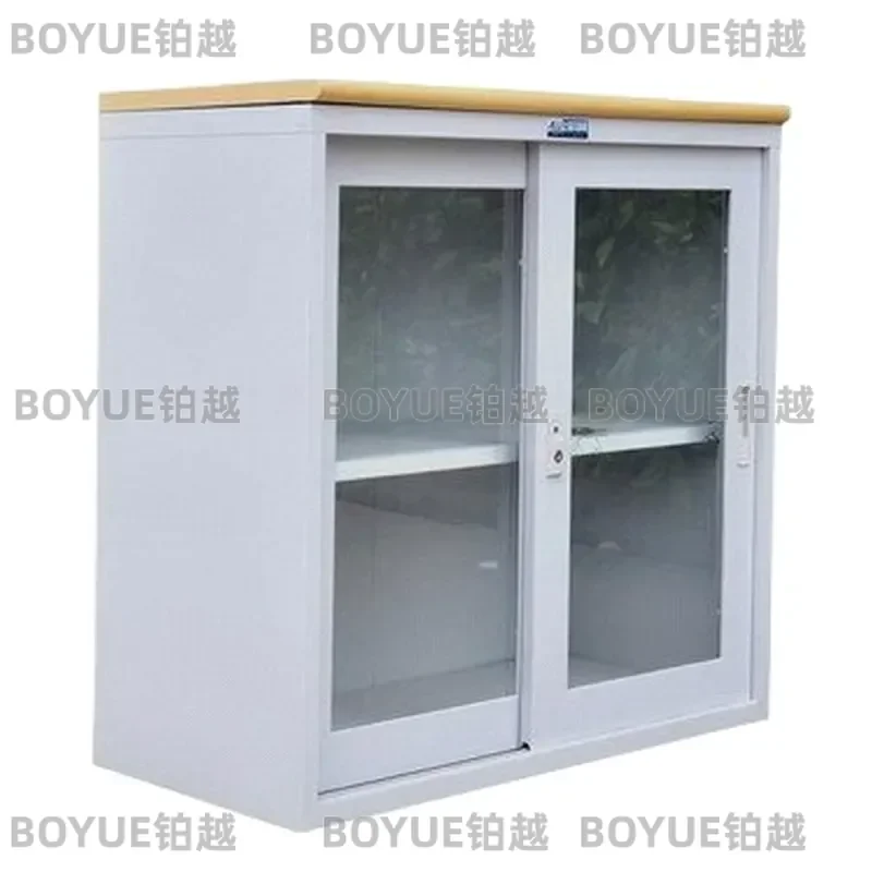 Thickened Steel Filing Cabinet with Lockers Low Storage Unit for Office Home Document Organizer Secure Metal Drawer Cupboard