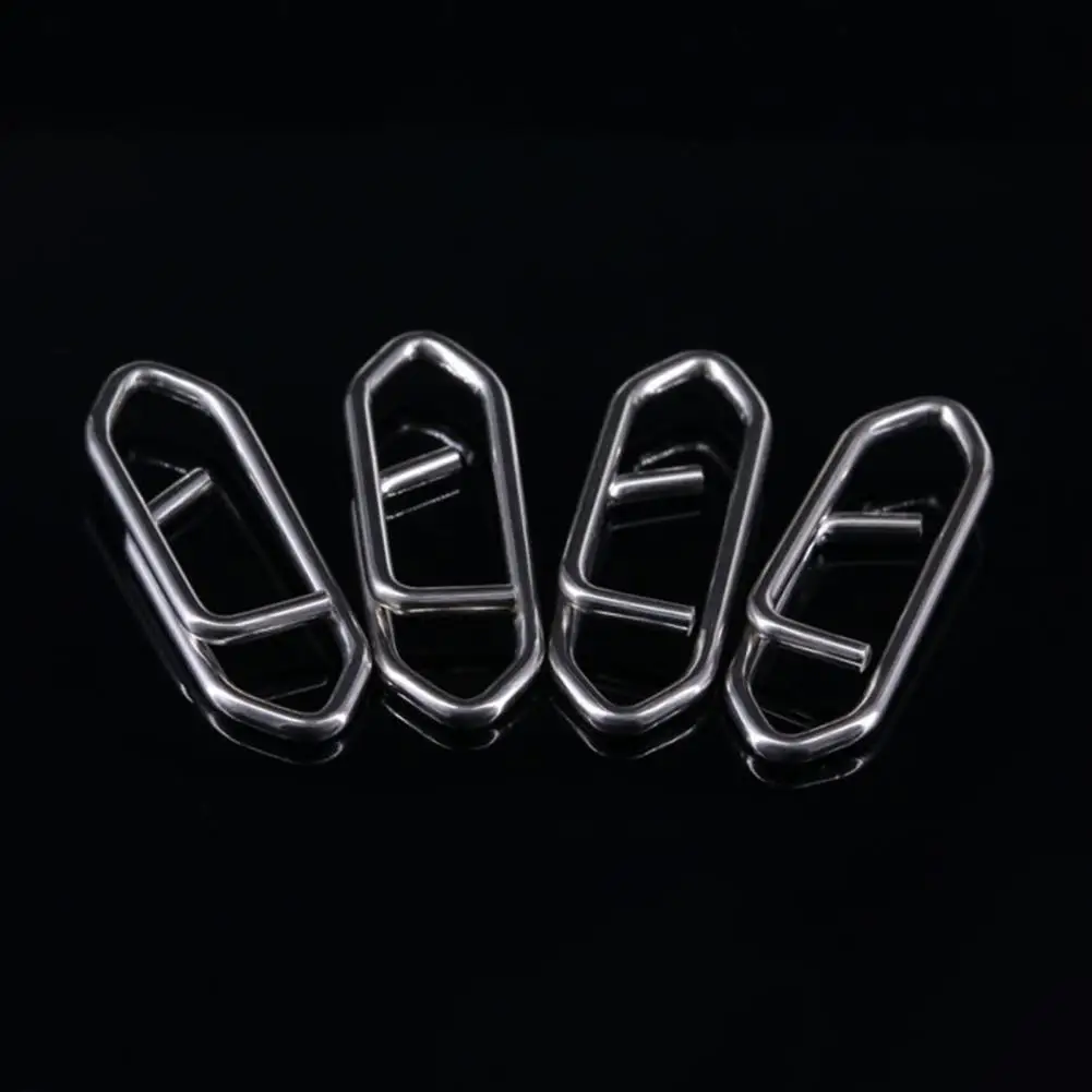 Fishing Hanging Snaps 30Pcs Universal Anti-rust Easy Installation  Fishing Tackle Swivels Lock Snaps Angling Supplies