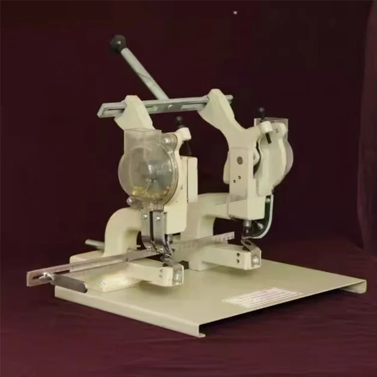Portable Two Head Eyelet Rivets Press Machine Manual Eyelet Punching Machine for Advertising Fabric Garment Paper Bag