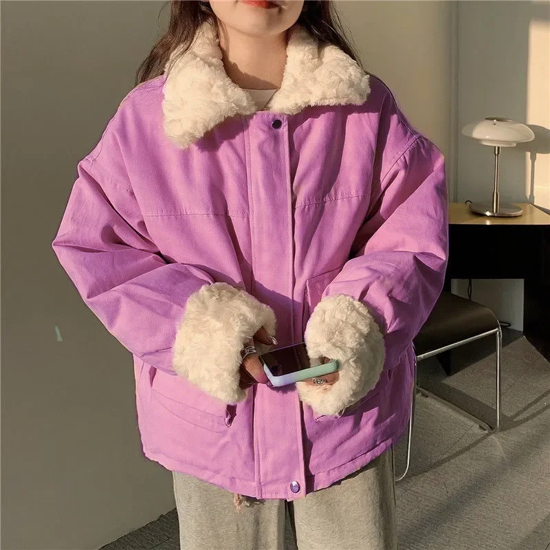 

Cotton Coat Winter 2025 New Cotton Coat Loose Thickened Cotton Coat Top for Women