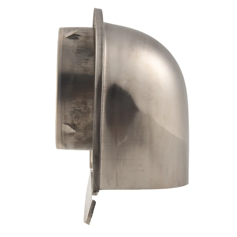 غطاء فتحة تهوية من الفولاذ المقاوم للصدأ مقاوم للماء من EAS، مستخرج عادم مضاد للتآكل لتغطية منفذ الهواء على الحائط