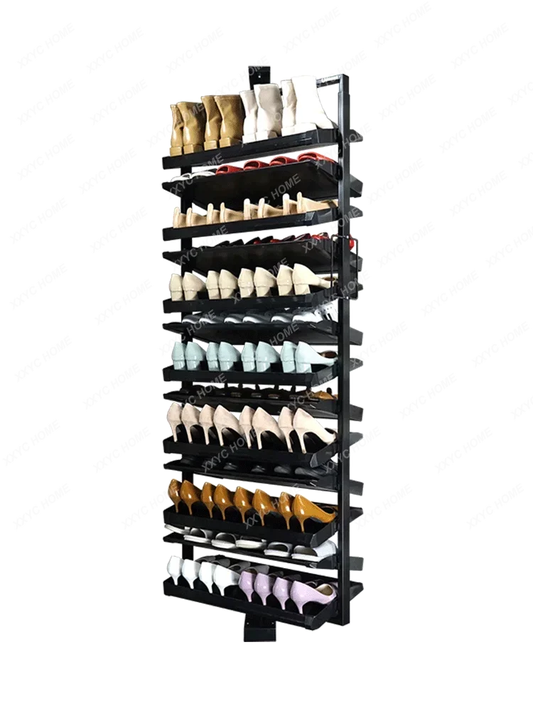 Shoe Cabinet Rotating Shoe Rack 360 Degrees Multi-Layer Storage Hardware Accessories Height Adjustment Shoe Cabinet