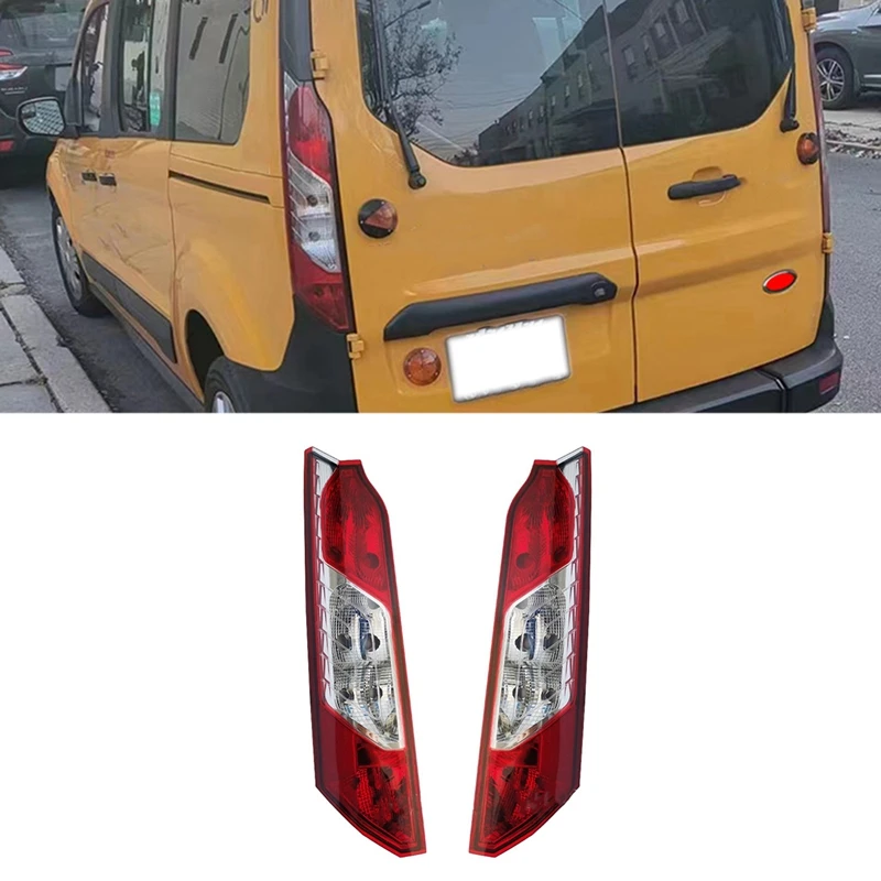 2PCS For Ford Transit Connect MK2 Van 2014-2021 Car Rear Tail Light Without Bulb DT11-13404-AC DT11-13405-AC L+R